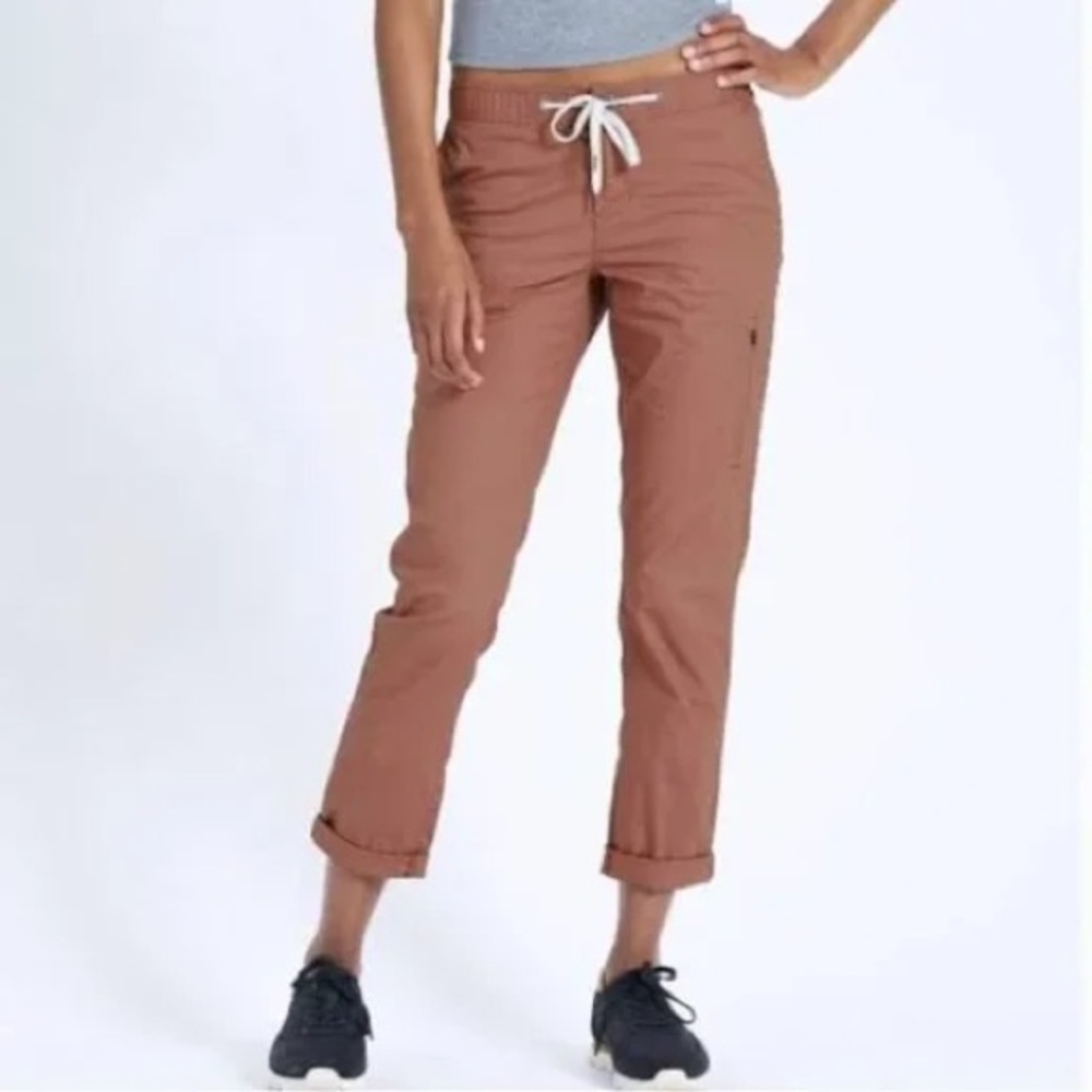 Vuori Women's Tan Ankle Pants